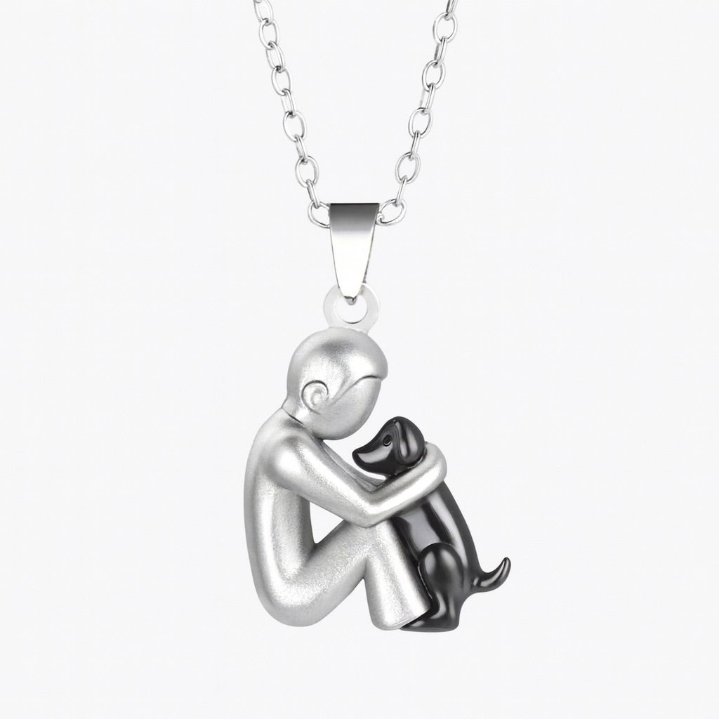 Collana ciondolo abbraccio