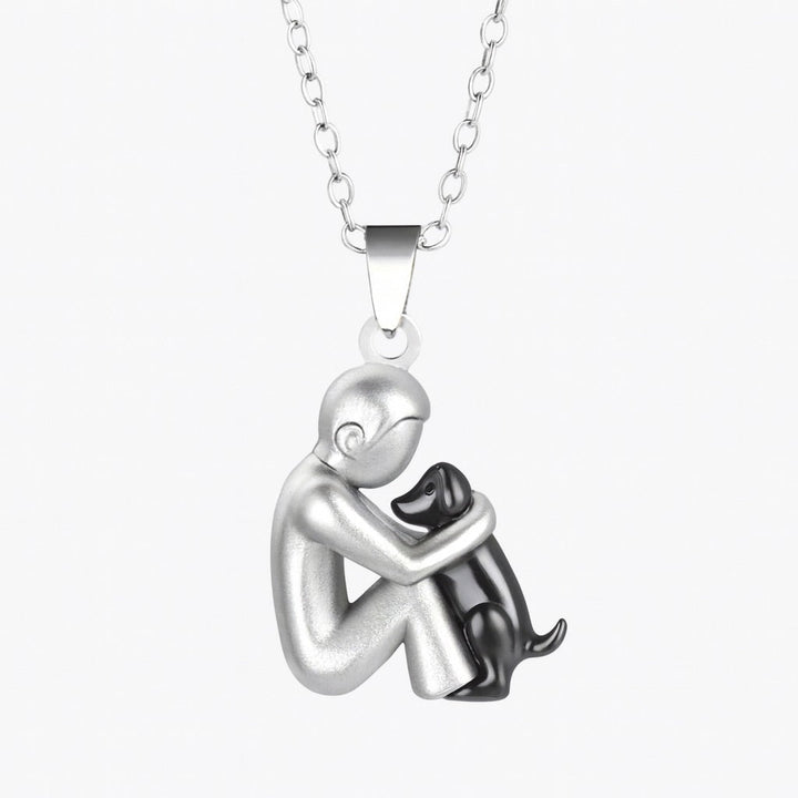 Collana ciondolo abbraccio
