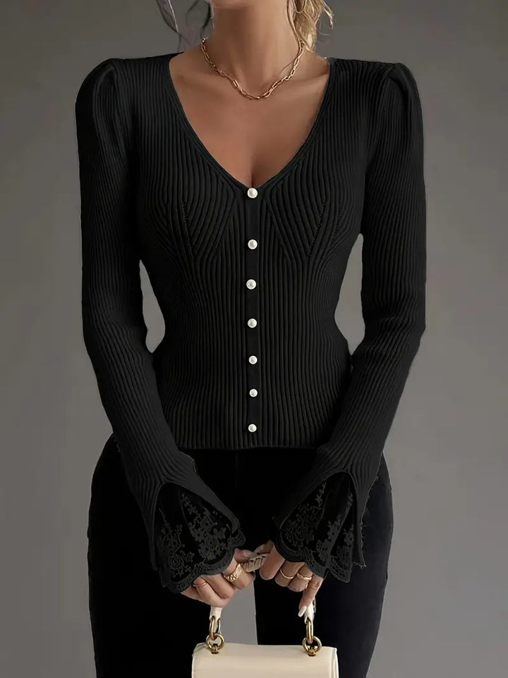 NÉLIA™|MAGLIA ELEGANTE SCOLLO V
