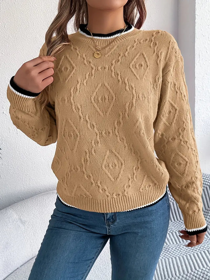 Verity - Elegante Maglione a Righe
