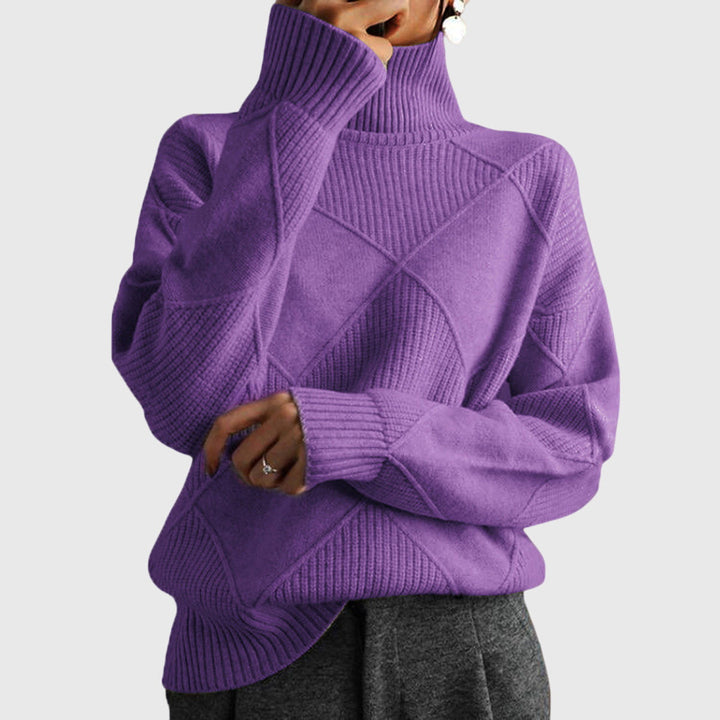 Angela™ - Maglione con Collo Alto