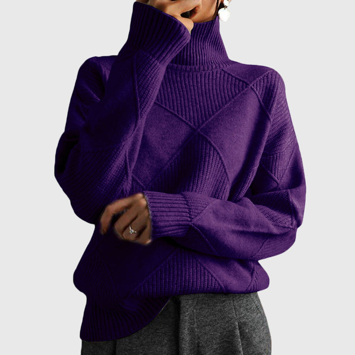 Angela™ - Maglione con Collo Alto