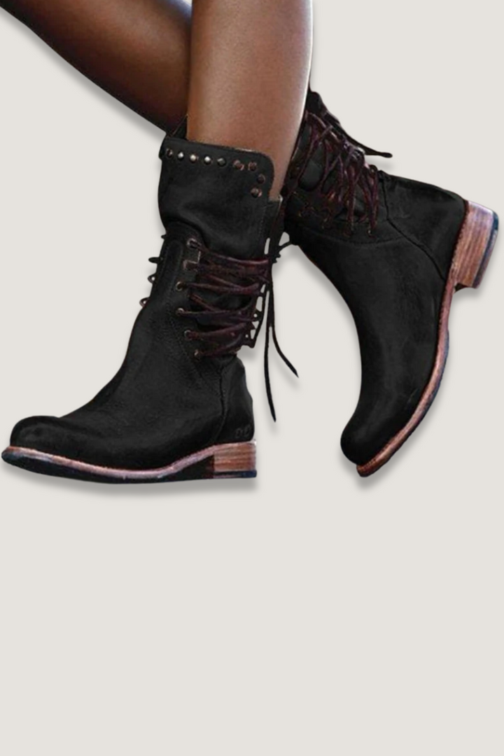 Alma | Lace-Up Boots