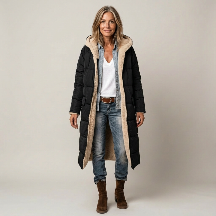 Amelia | Cappotto Elegante Reversibile per Donna