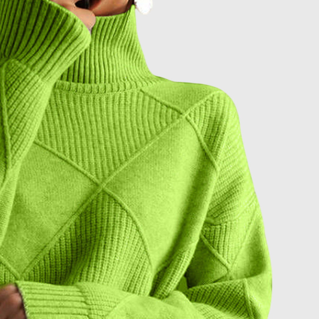 Angela™ - Maglione con Collo Alto