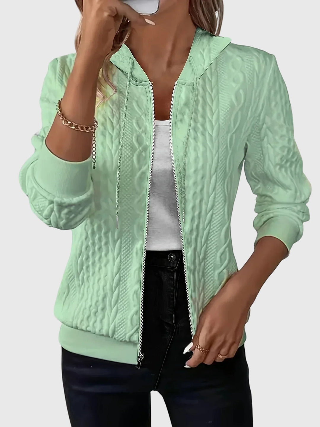 Lena™ - Zip-Up Hoodie