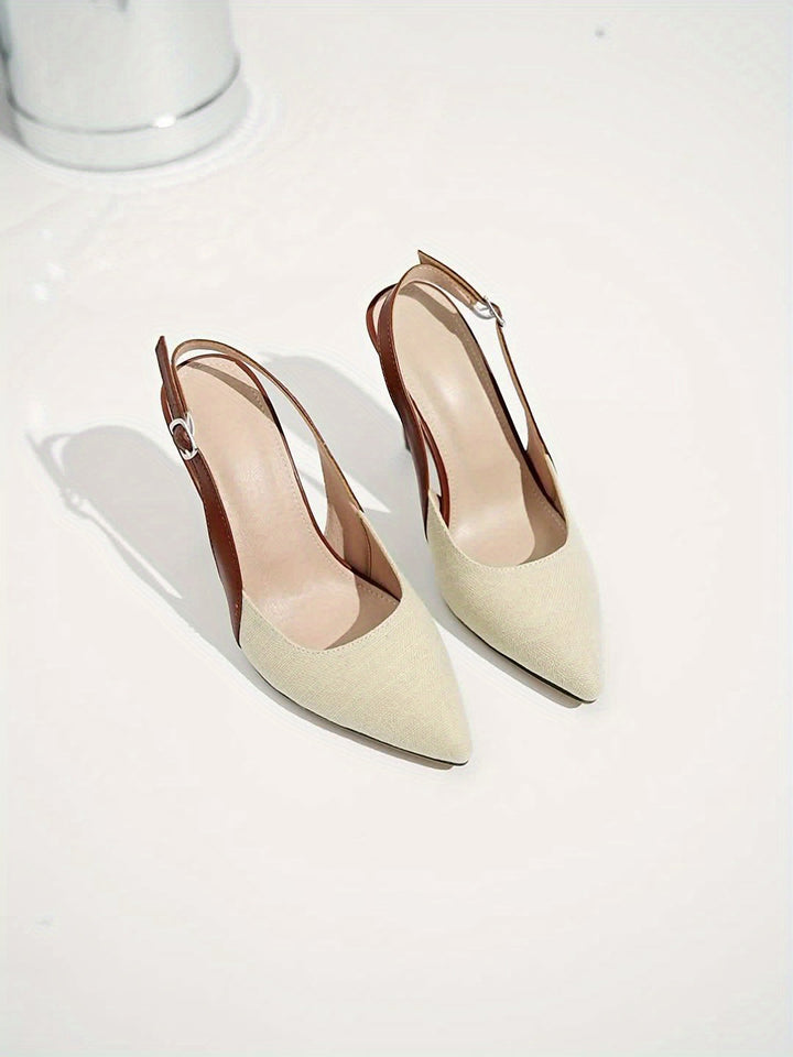 Amélie™ | Tacchi Slingback a Contrasto