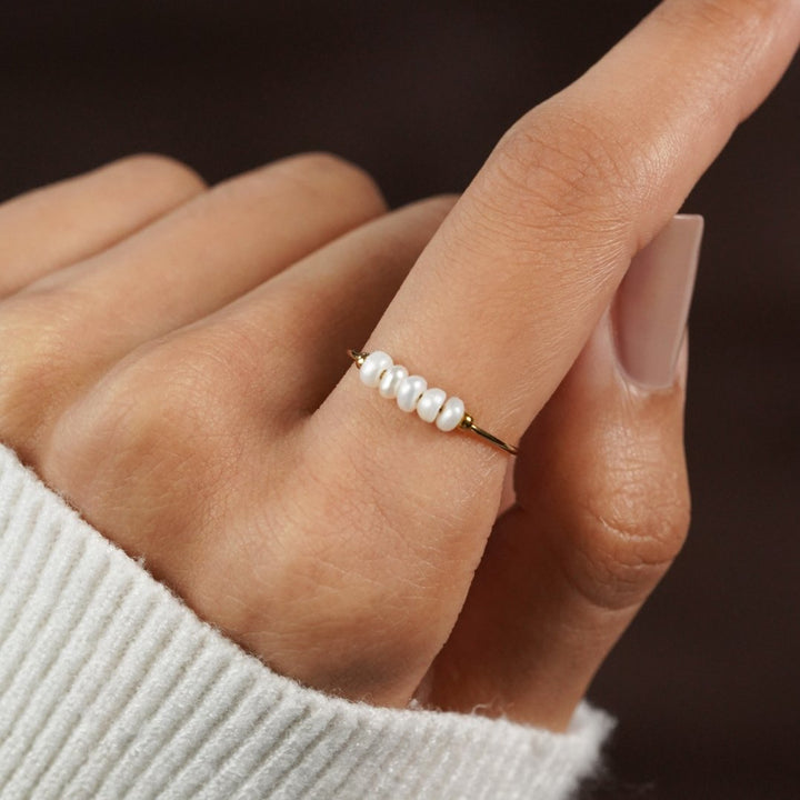 GRACE - Anello con Perla di Acqua Dolce