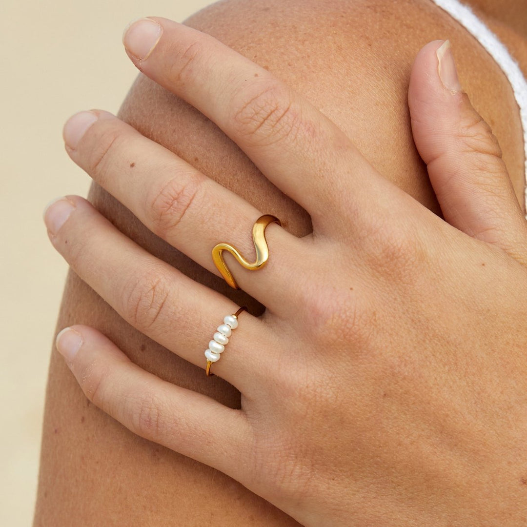 GRACE - Anello con Perla di Acqua Dolce