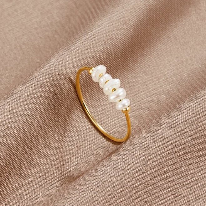 GRACE - Anello con Perla di Acqua Dolce