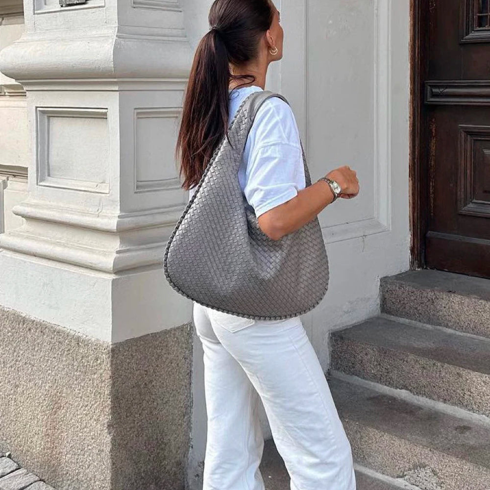 Amelia - Borsa a Spalla Intrecciata Elegante