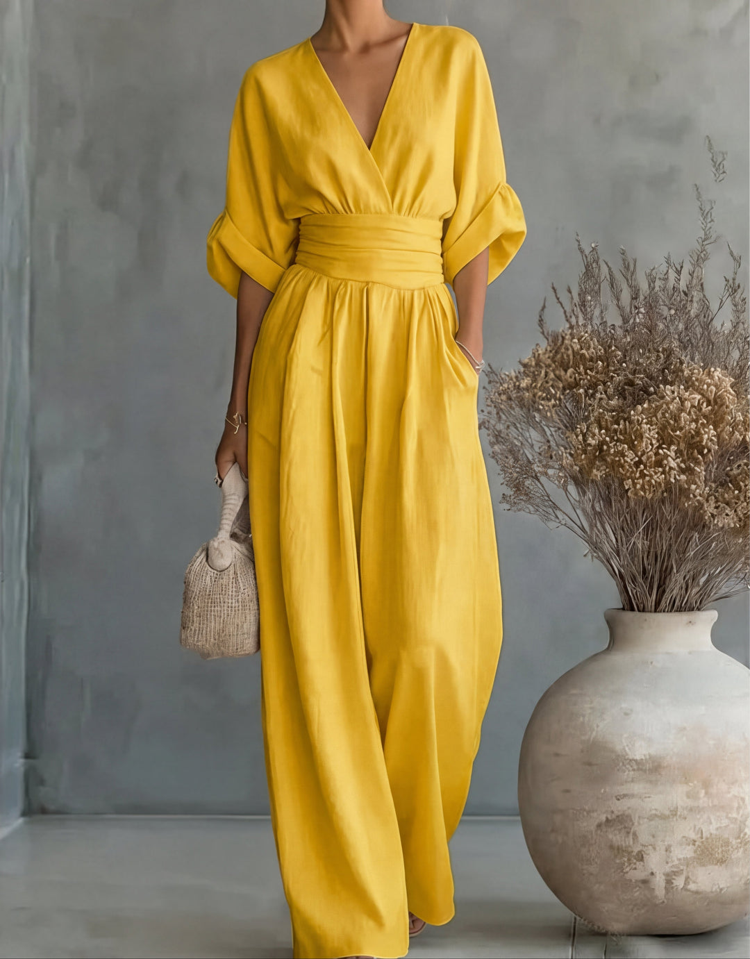 Chiara | Tuta Lunga Fluida a Stampa