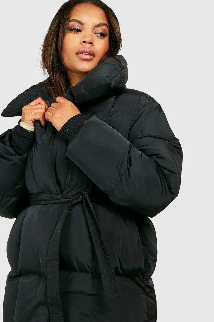 Julianna - Giacca Puffer di Lusso con Cintura