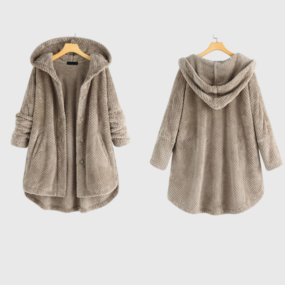 Franca™ - Giacca in Pile con Cappuccio Elegante