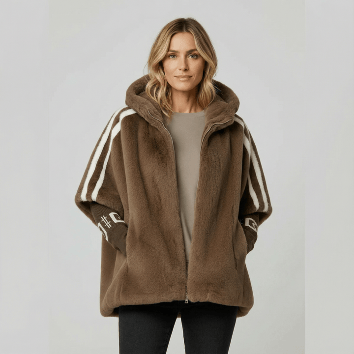 "DONNA | Giacca con Cappuccio" can be rewritten as "DONA | Giacca con Cappuccio Elegante".