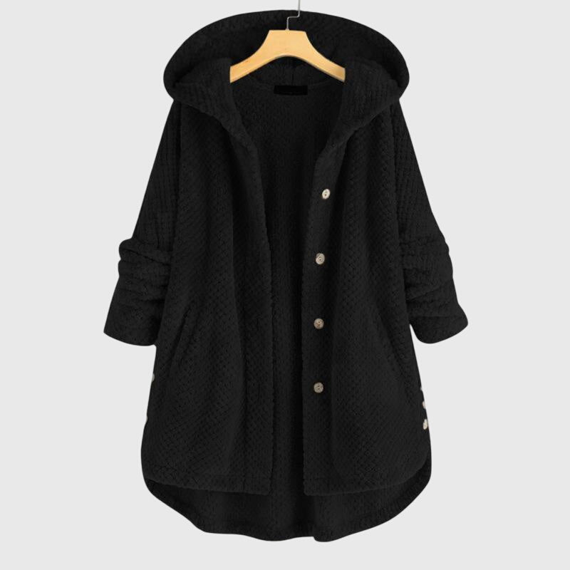 Franca™ - Giacca in Pile con Cappuccio Elegante
