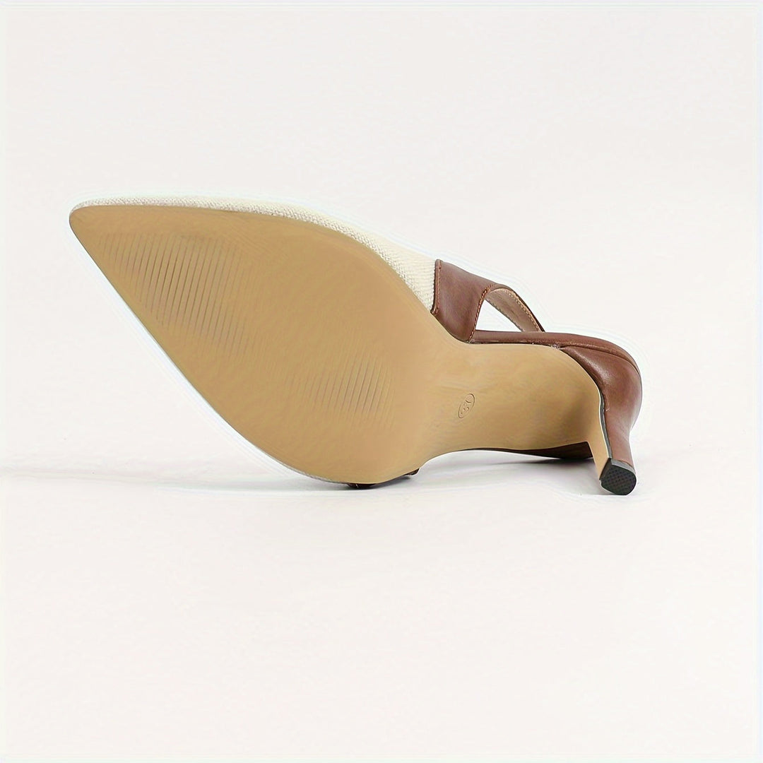Amélie™ | Tacchi Slingback a Contrasto