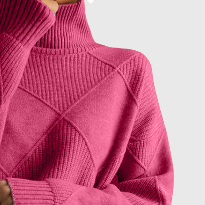 Angela™ - Maglione con Collo Alto