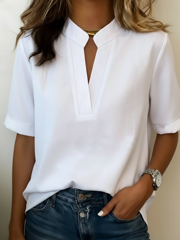 Élise — Blusa elegante con colletto raffinato