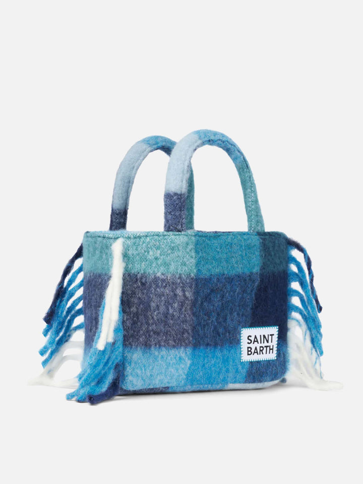 Colette Check Print Blanket Bag