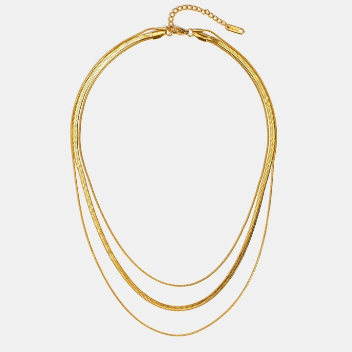 Collana a strati con catena