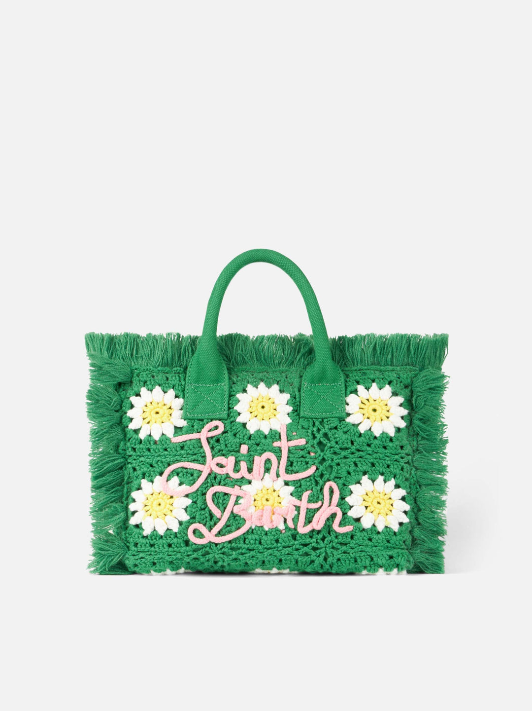 Colette Bag with Crochet Flower Patches