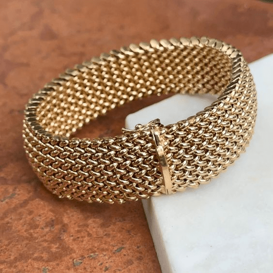 Bracciale Vintage in Oro Placcato