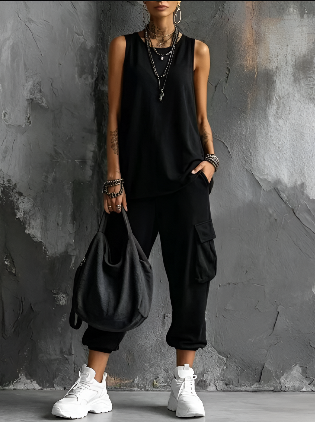 Valentina | Completo Casual Morbido con Tasche