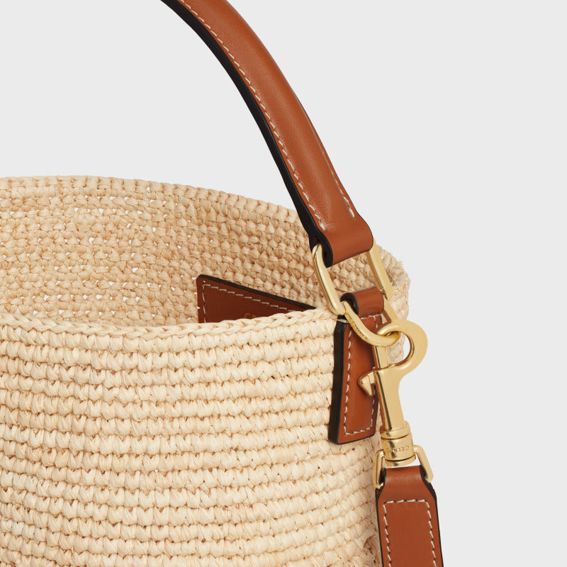 Borsa Secchiello "Riviera" — Raffia & Pelle