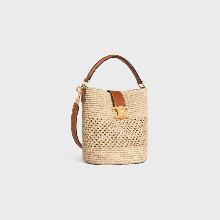 Borsa Secchiello "Riviera" — Raffia & Pelle