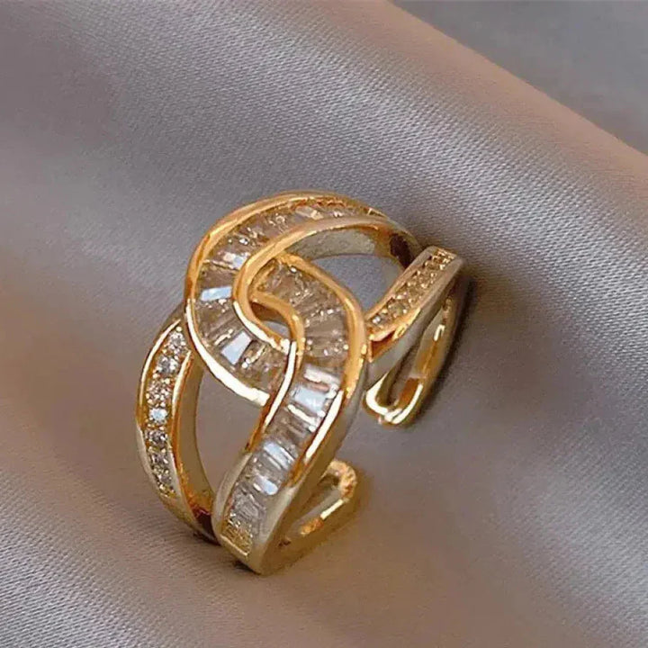 Anello chic con fiocco