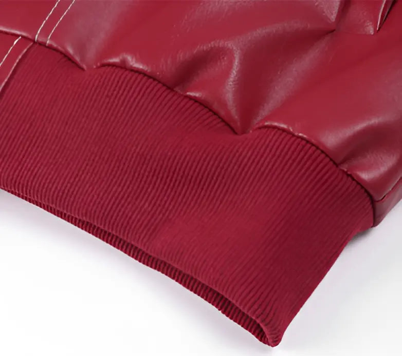 Giacca Casual Oversize in Pelle