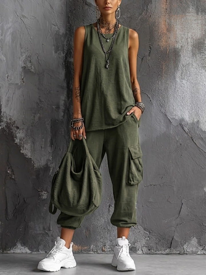 Valentina | Completo Casual Morbido con Tasche