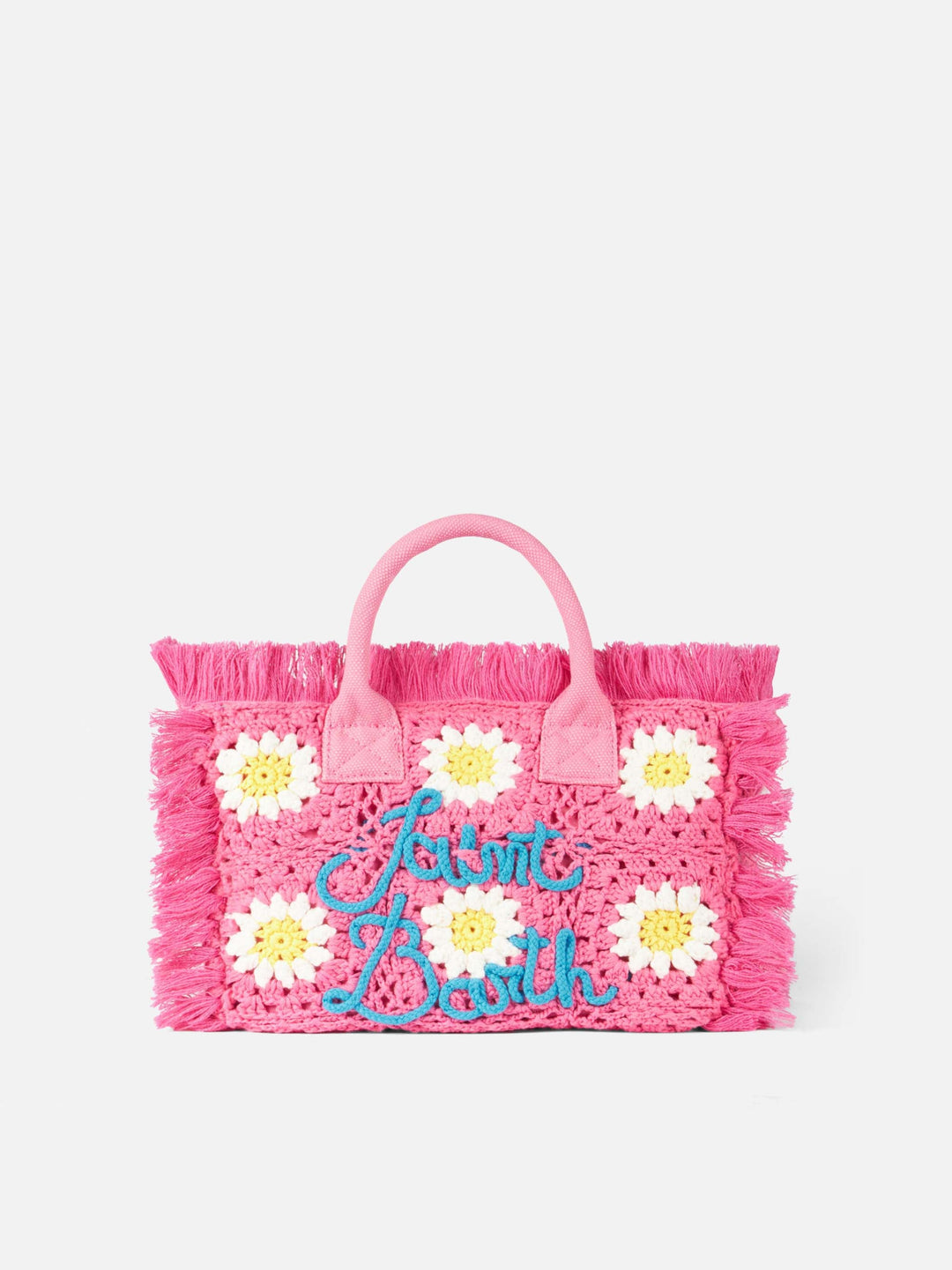Colette Bag with Crochet Flower Patches