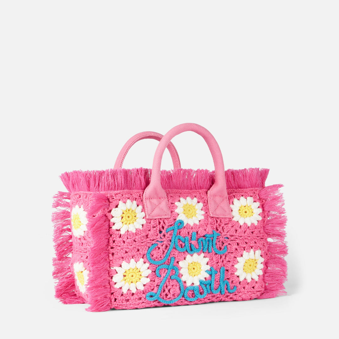 Colette Bag with Crochet Flower Patches