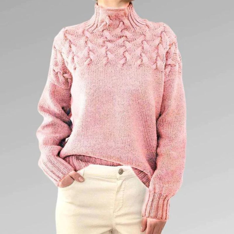 Joan - Pullover con Collo Alto