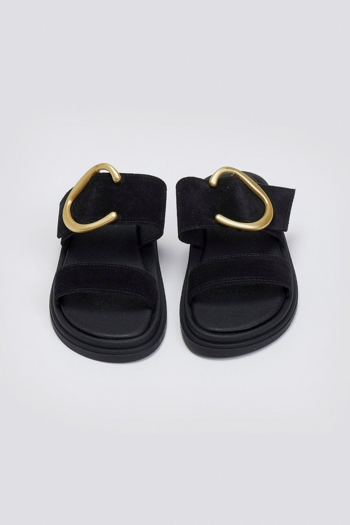 Sandali in suede