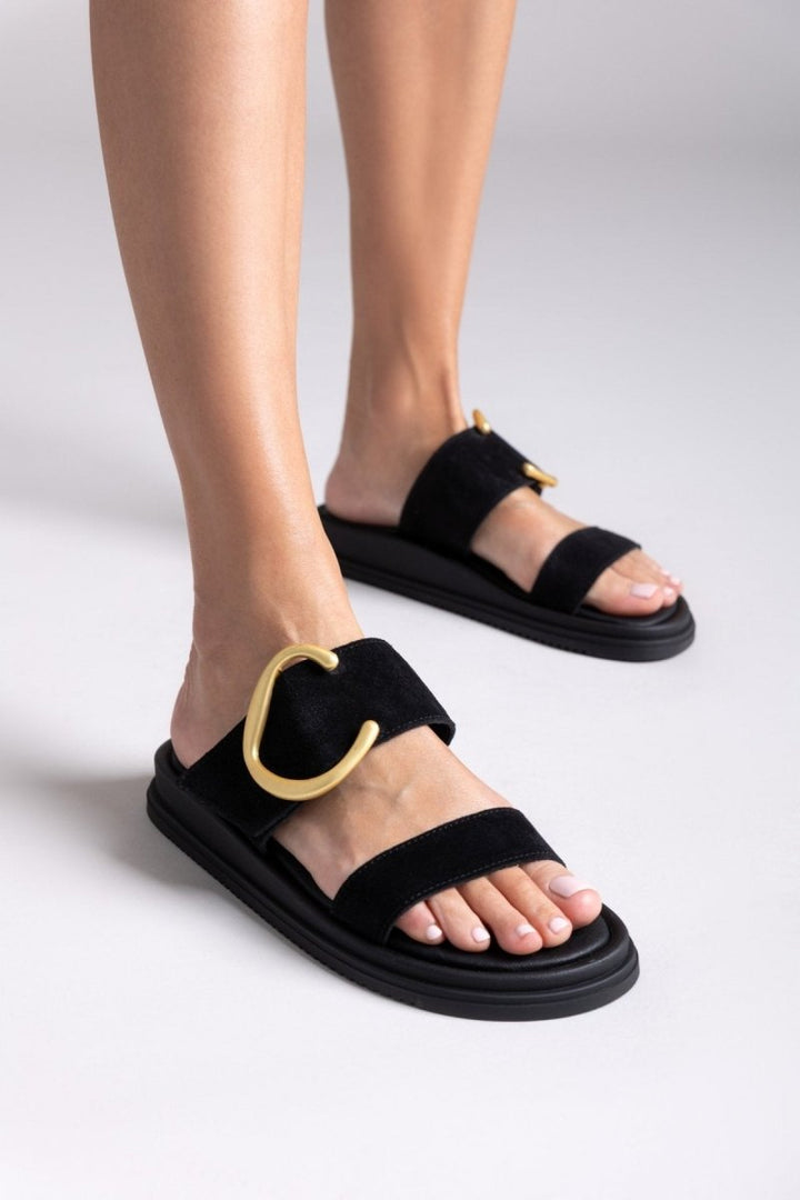 Sandali in suede