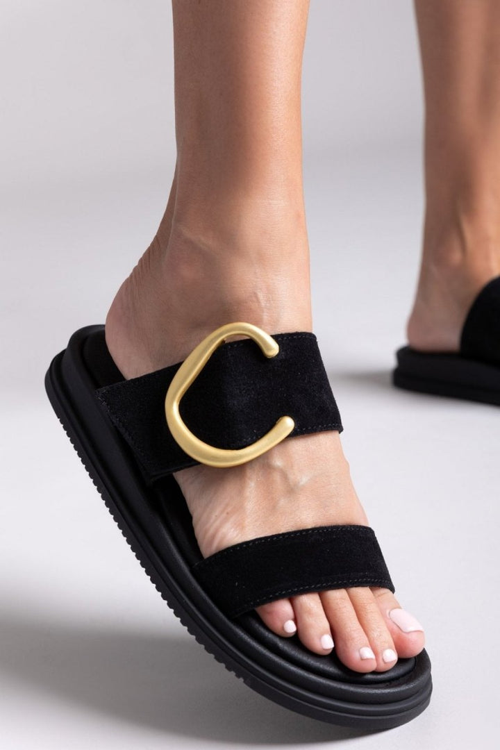 Sandali in suede