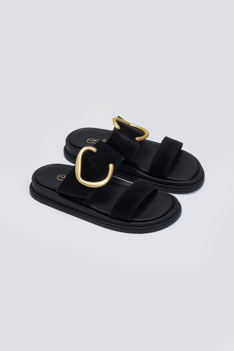 Sandali in suede