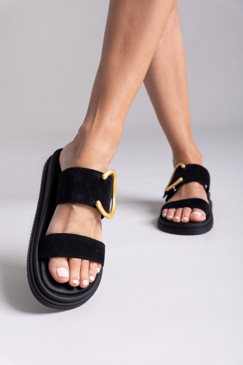 Sandali in suede