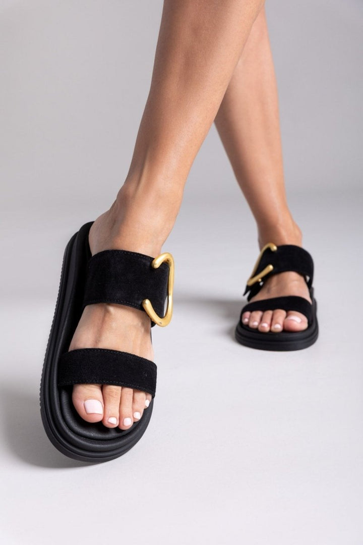 Sandali in suede