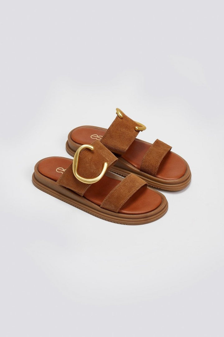 Sandali in suede