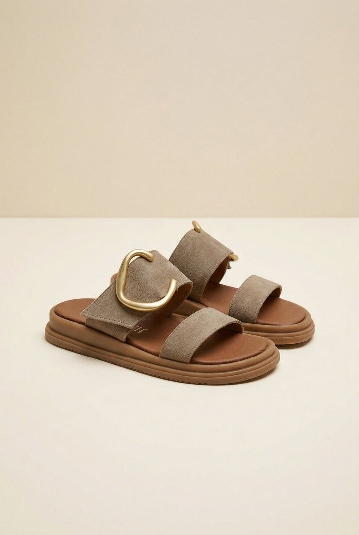 Sandali in suede