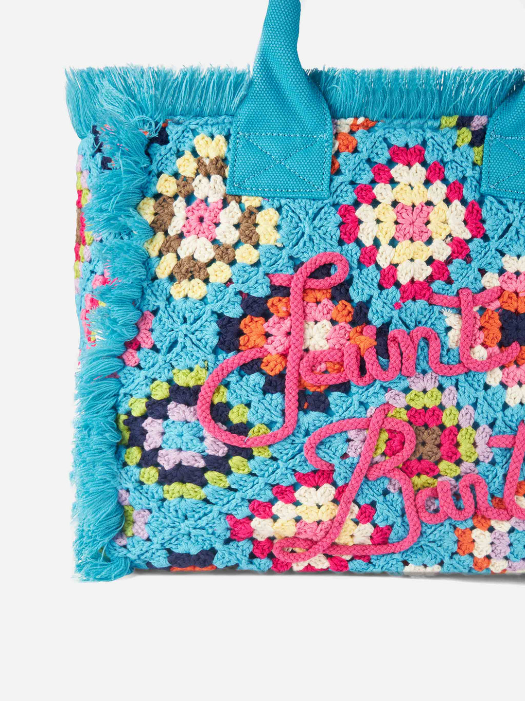 Tracolla Vanity in Crochet con Motivo Decorativo