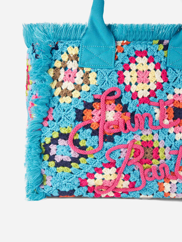 Tracolla Vanity in Crochet con Motivo Decorativo