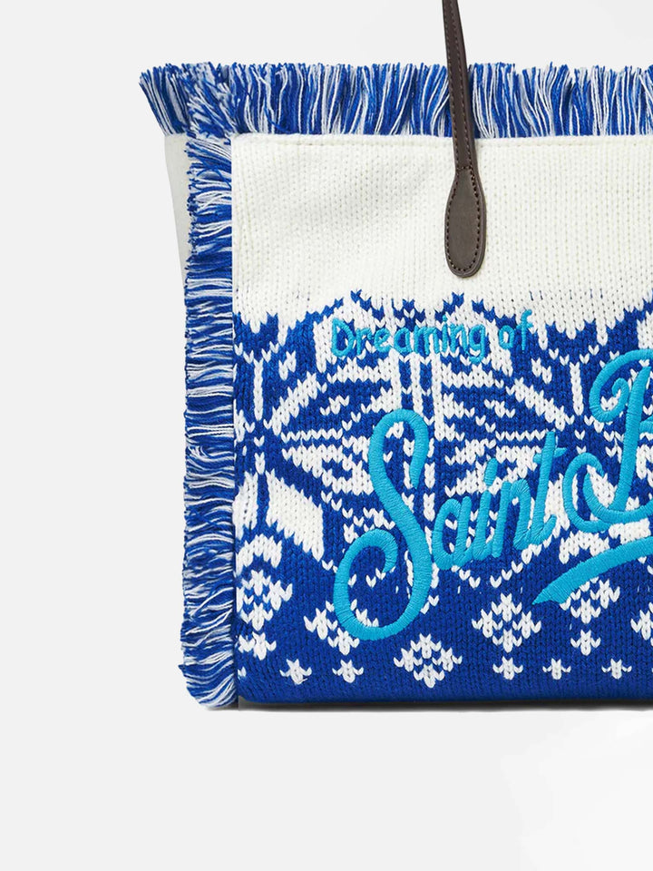 Borsa a Spalla Vanity con Motivo Nordico