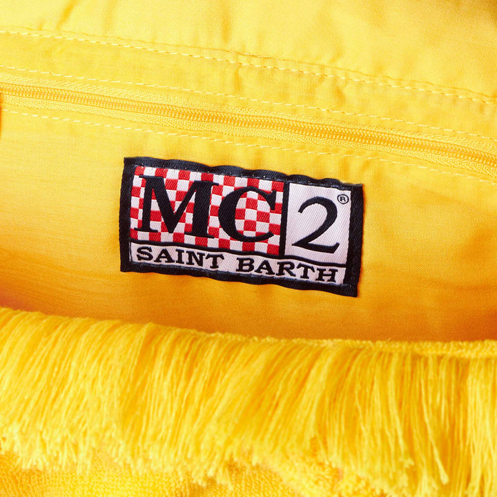 Colette Yellow Terry Cloth Bag
